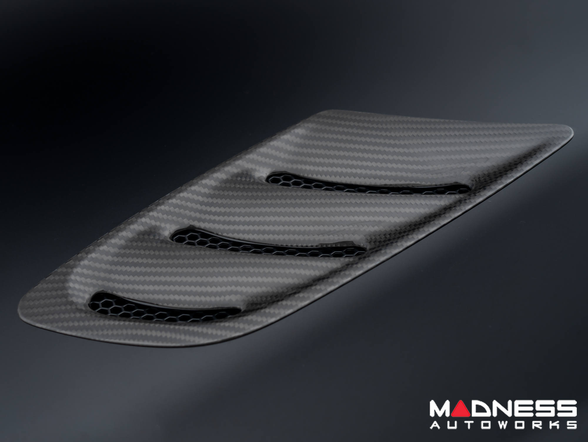  Alfa Romeo Stelvio Hood Air Vent Trim Kit - Quadrifoglio - Carbon Fiber